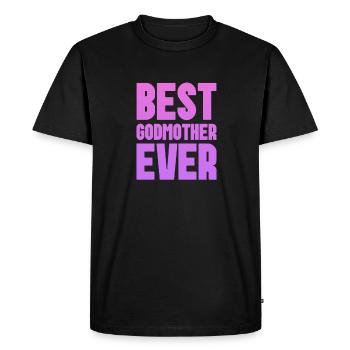 Marraine - T-shirt Premium bio Homme - noir - Devant - Nico (187cm)
