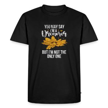 Hippie - T-shirt Premium bio Homme - noir - Devant - Nico (187cm)
