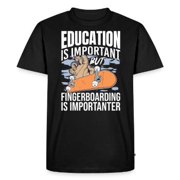 Fingerboard Skating Fingerboarding - T-shirt Premium bio Homme - noir - Devant - Nico (187cm)