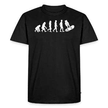 Fingerboard Evolution Skateboarding Fingerboarding - Men's Premium Organic T-Shirt - black - Front - Nico (187cm)