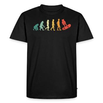 Fingerboard Finger Skateboard Fingerboarding - T-shirt Premium bio Homme - noir - Devant - Nico (187cm)