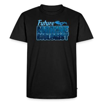 Marine Biology Marine Biologist Biolgie Gift - Men's Premium Organic T-Shirt - black - Front - Nico (187cm)