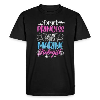 Marine Biology Marine Biologist Biolgie Gift - Men's Premium Organic T-Shirt - black - Front - Nico (187cm)