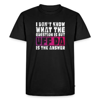 Norvège Scandinavie Norge Norwegian Gift - T-shirt Premium bio Homme - noir - Devant - Nico (187cm)
