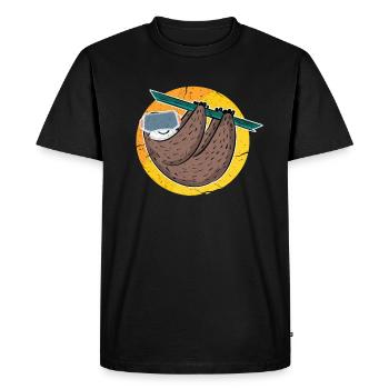 VR Réalité Virtuelle Gamer Cadeau - T-shirt Premium bio Homme - noir - Devant - Nico (187cm)