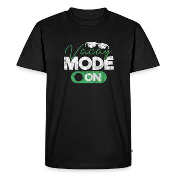 Bateau de croisière Cadeau de bateau de vacances - T-shirt Premium bio Homme - noir - Devant - Nico (187cm)