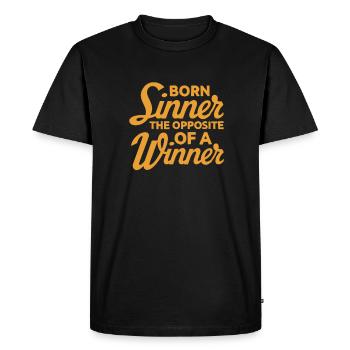 Hip Hop Rap Music Rappeur Hiphop Cadeau - T-shirt Premium bio Homme - noir - Devant - Nico (187cm)