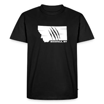 Montana - T-shirt Premium bio Homme - noir - Devant - Nico (187cm)