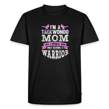 Taekwondo Mère - T-shirt Premium bio Homme - noir - Devant - Nico (187cm)