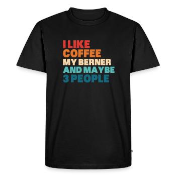 Bouvier bernois - T-shirt Premium bio Homme - noir - Devant - Nico (187cm)