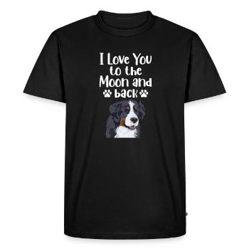 Bouvier bernois - T-shirt Premium bio Homme - noir - Devant - Nico (187cm)