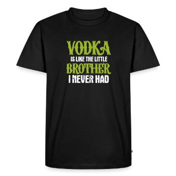 Big Brother Sibling Sister Gift - Men's Premium Organic T-Shirt - black - Front - Nico (187cm)
