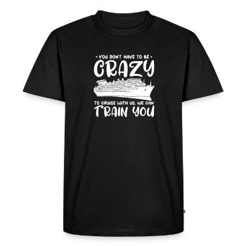 Cruise - Men's Premium Organic T-Shirt - black - Front - Nico (187cm)