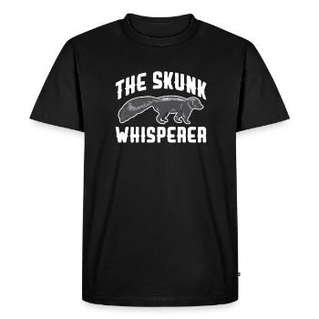 Mouffette - T-shirt Premium bio Homme - noir - Devant - Nico (187cm)