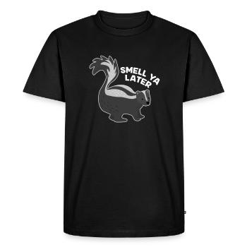 Mouffette - T-shirt Premium bio Homme - noir - Devant - Nico (187cm)