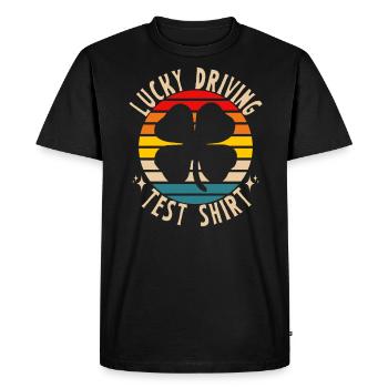 Driving test - Driving test Driving licence - Men's Premium Organic T-Shirt - black - Front - Nico (187cm)