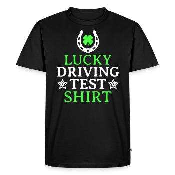 Driving test - Driving test Driving licence - Men's Premium Organic T-Shirt - black - Front - Nico (187cm)