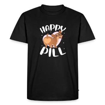 Dachshund Dog Dogs Dachshund Teckel Gift - Men's Premium Organic T-Shirt - black - Front - Nico (187cm)