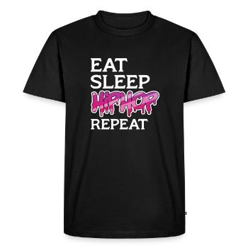 Hip Hop Rap Music Rapper Hiphop Gift - T-shirt Premium bio Homme - noir - Devant - Nico (187cm)