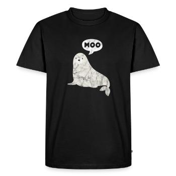 Marine Biology Marine Biologist Biolgy Gift - Men's Premium Organic T-Shirt - black - Front - Nico (187cm)