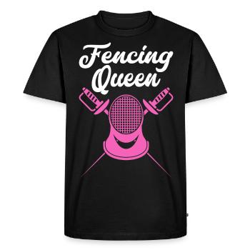 Fencing gift idea for fencers - Men's Premium Organic T-Shirt - black - Front - Nico (187cm)