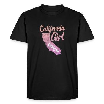 California USA Holidays America Cadeau - T-shirt Premium bio Homme - noir - Devant - Nico (187cm)
