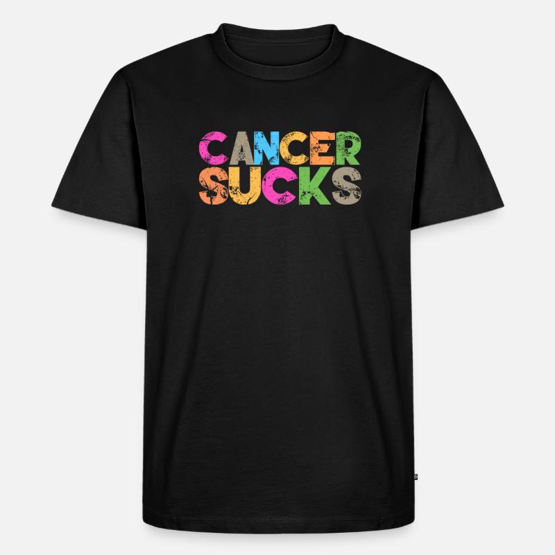 Krebs - Männer Premium Bio T-Shirt - Schwarz