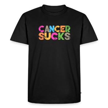 Cancer Maladie Maladie Combattre Cadeau - T-shirt Premium bio Homme - noir - Devant - Nico (187cm)