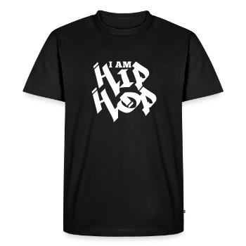 Hip Hop Rap Music Rapper Hiphop Gift - T-shirt Premium bio Homme - noir - Devant - Nico (187cm)