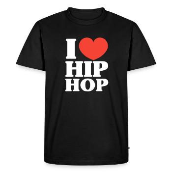 Hip Hop Rap Music Rapper Hiphop Gift - T-shirt Premium bio Homme - noir - Devant - Nico (187cm)