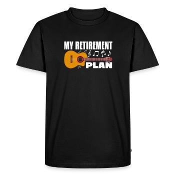 Retraite Guitariste Pension Pension Cadeau de retraité - T-shirt Premium bio Homme - noir - Devant - Nico (187cm)