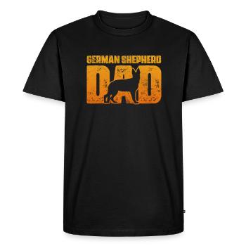 Berger allemand Cadeau de la fête des pères - T-shirt Premium bio Homme - noir - Devant - Nico (187cm)