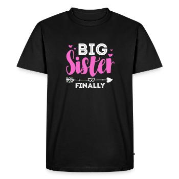 Older sister - Men's Premium Organic T-Shirt - black - Front - Nico (187cm)