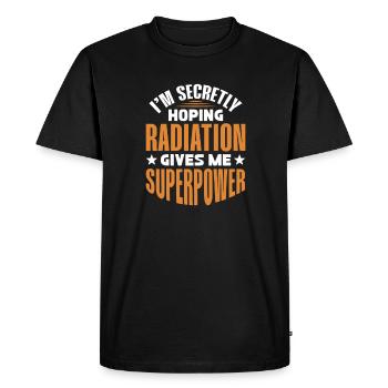 Cancer Maladie Maladie Combattre Cadeau - T-shirt Premium bio Homme - noir - Devant - Nico (187cm)