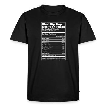 Hip Hop Rap Music Rapper Hiphop Gift - T-shirt Premium bio Homme - noir - Devant - Nico (187cm)