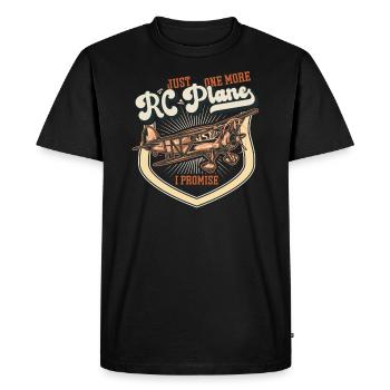 RC Avion modéliste Modélisme Avion - T-shirt Premium bio Homme - noir - Devant - Nico (187cm)
