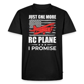 RC Avion modéliste Modélisme Avion - T-shirt Premium bio Homme - noir - Devant - Nico (187cm)