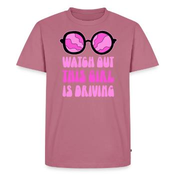 Driving licence test Driving test - Men's Premium Organic T-Shirt - mauve - Front - Nico (187cm)