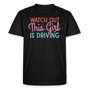 Examen du permis de conduire Examen de conduite - T-shirt Premium bio Homme - noir - Devant - Nico (187cm)