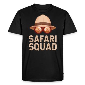 Safari Squad - African Safari Adventures - T-shirt Premium bio Homme - noir - Devant - Nico (187cm)