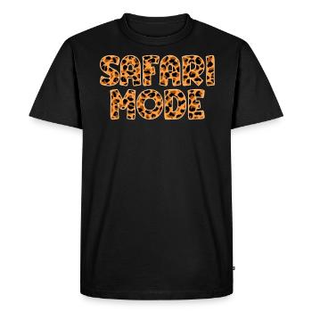 Safari Mode - African Safari Adventures - T-shirt Premium bio Homme - noir - Devant - Nico (187cm)
