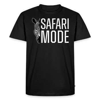 Safari Mode - African Safari Adventures - T-shirt Premium bio Homme - noir - Devant - Nico (187cm)