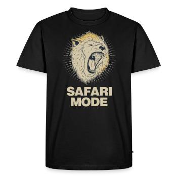Safari Mode - African Safari Adventures - T-shirt Premium bio Homme - noir - Devant - Nico (187cm)