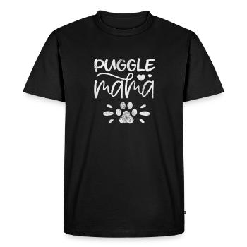 Pug - Men's Premium Organic T-Shirt - black - Front - Nico (187cm)