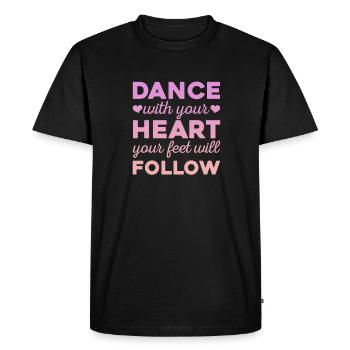 Ballet Ballerine Ballet Danseuse Danse Cadeau - T-shirt Premium bio Homme - noir - Devant - Nico (187cm)