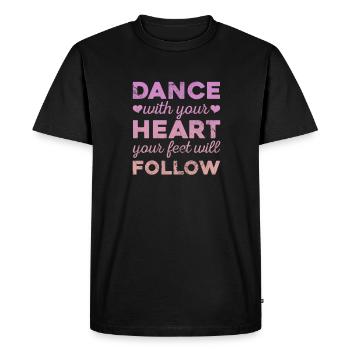 Ballet - Men's Premium Organic T-Shirt - black - Front - Nico (187cm)