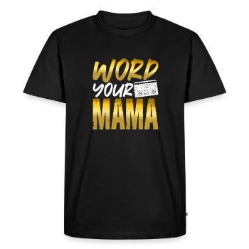 Hip Hop Rap Music Rapper Hiphop Gift - T-shirt Premium bio Homme - noir - Devant - Nico (187cm)