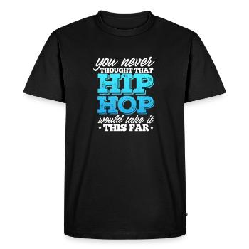 Hip Hop Rap Music Rapper Hiphop Gift - T-shirt Premium bio Homme - noir - Devant - Nico (187cm)
