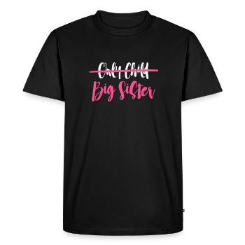 Older sister - Men's Premium Organic T-Shirt - black - Front - Nico (187cm)