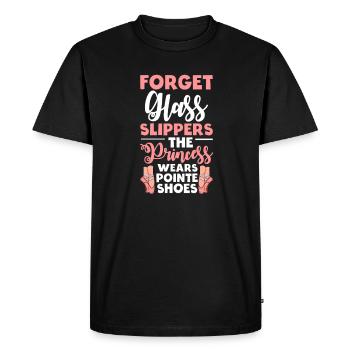 Ballet Ballerine Ballet Danseuse Danse Cadeau - T-shirt Premium bio Homme - noir - Devant - Nico (187cm)